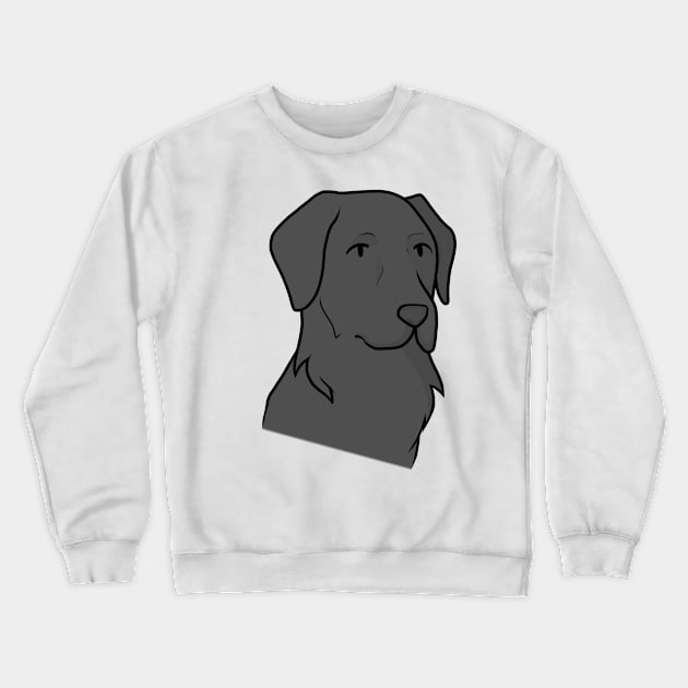 Black Labrador Retriever Crewneck Sweatshirt by mlar2001